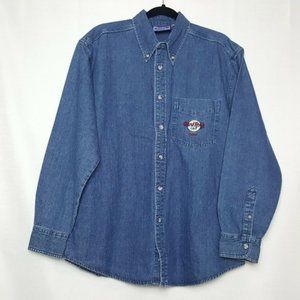 HARD ROCK CAFE Paris Embroidered Denim Long Sleeve